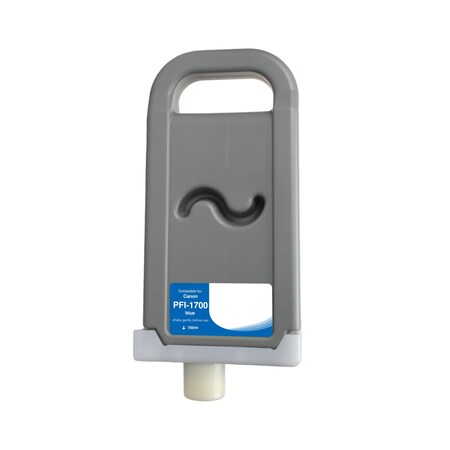 Cig WF Non-OEM New Blue Wide Format Ink Cartridge for Canon PFI-1700 WCPFI1700BL